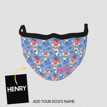 Personalized Dog Gift Idea - Cute Dogs 9 For Dog Lovers - Cloth Mask